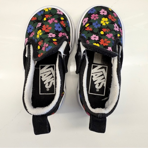 Vans Kids Girls Floral Slip-On Shoes Multicolor Size 5 Casual Canvas Toddler - Picture 4 of 10